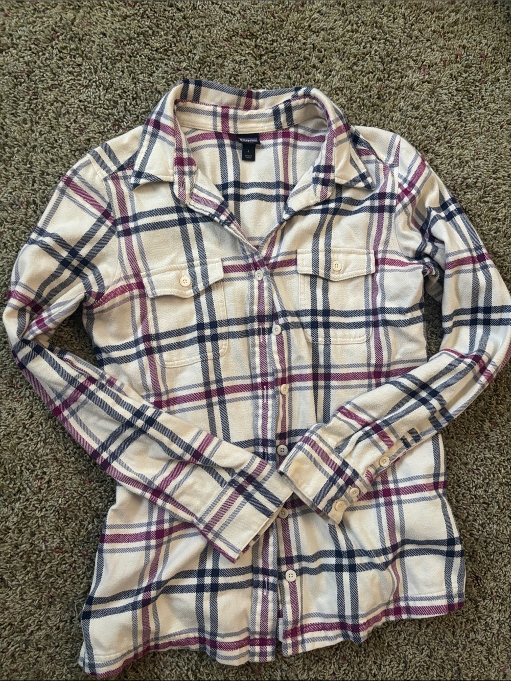 Patagonia Women's Long-Sleeve Fjord Flannel Shirt - Size 4